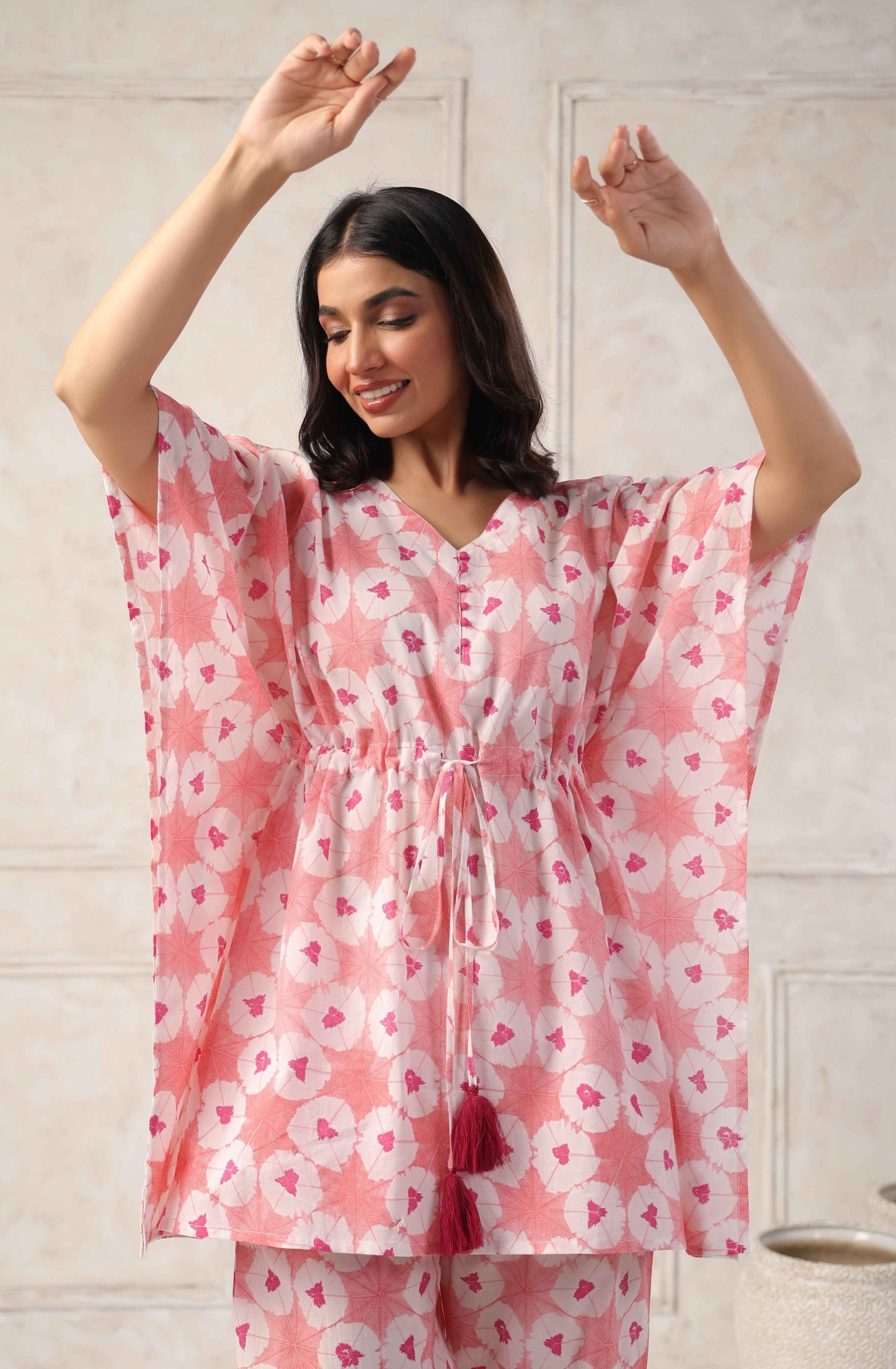 The Pink Kaftan Co-Ord Set