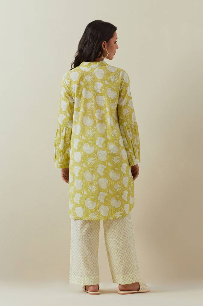 Green Floral Printed Co-Ord Set