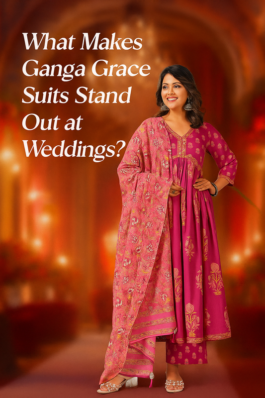 What Makes Ganga Grace Suits Stand Out at Weddings